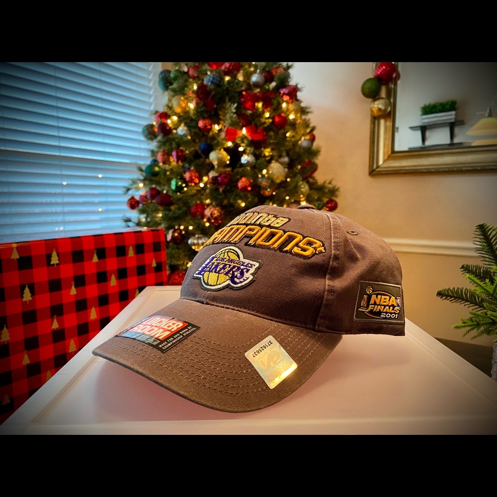 Vintage NBA Los Angeles Lakers 2001 Kobe Championship Hat / Finals Hat